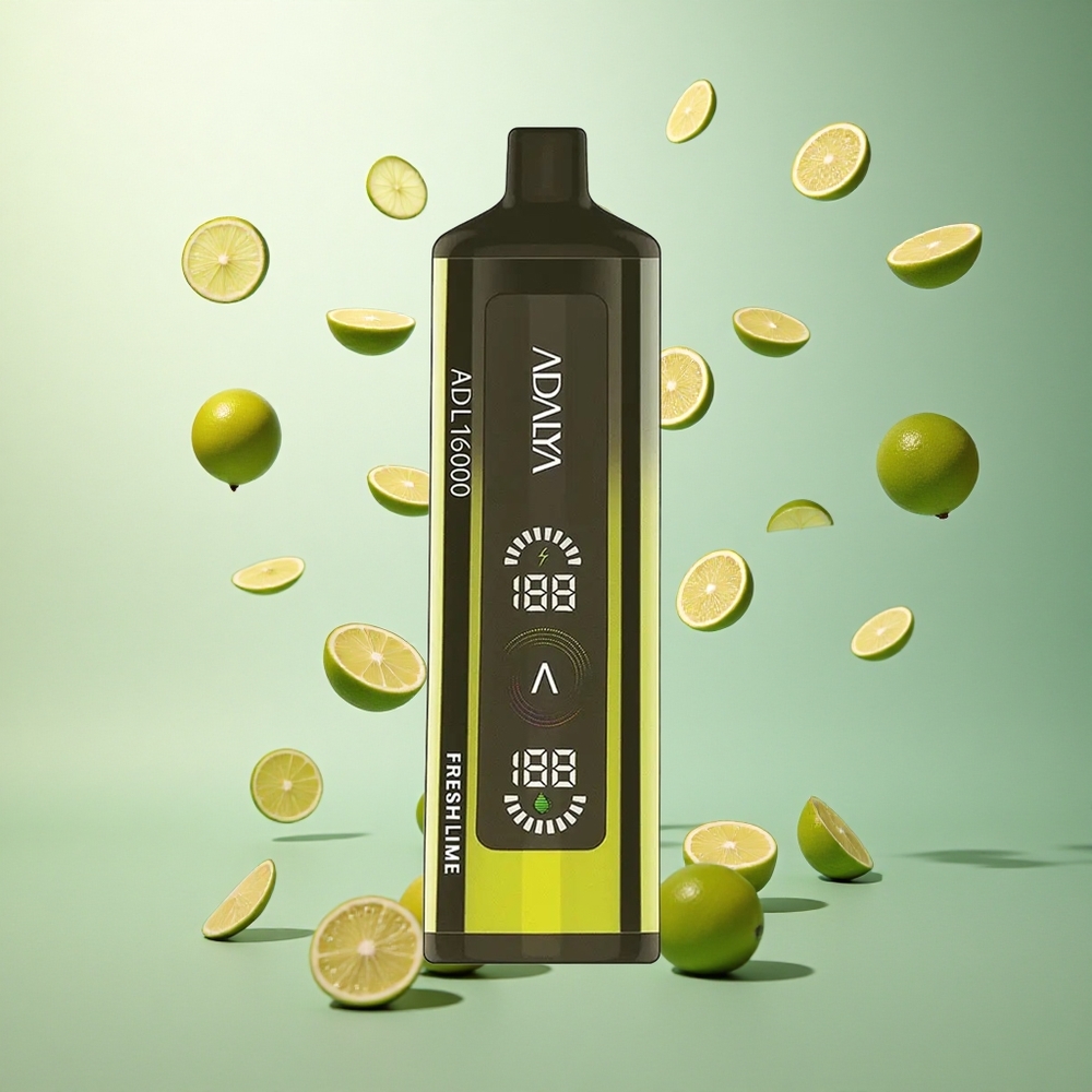 Adalya ADL 16000 PRO Fresh Lime Smart Mesh Coil USB-C Adalya ADL 16000 PRO Fresh Lime Smart Mesh Coil USB-C