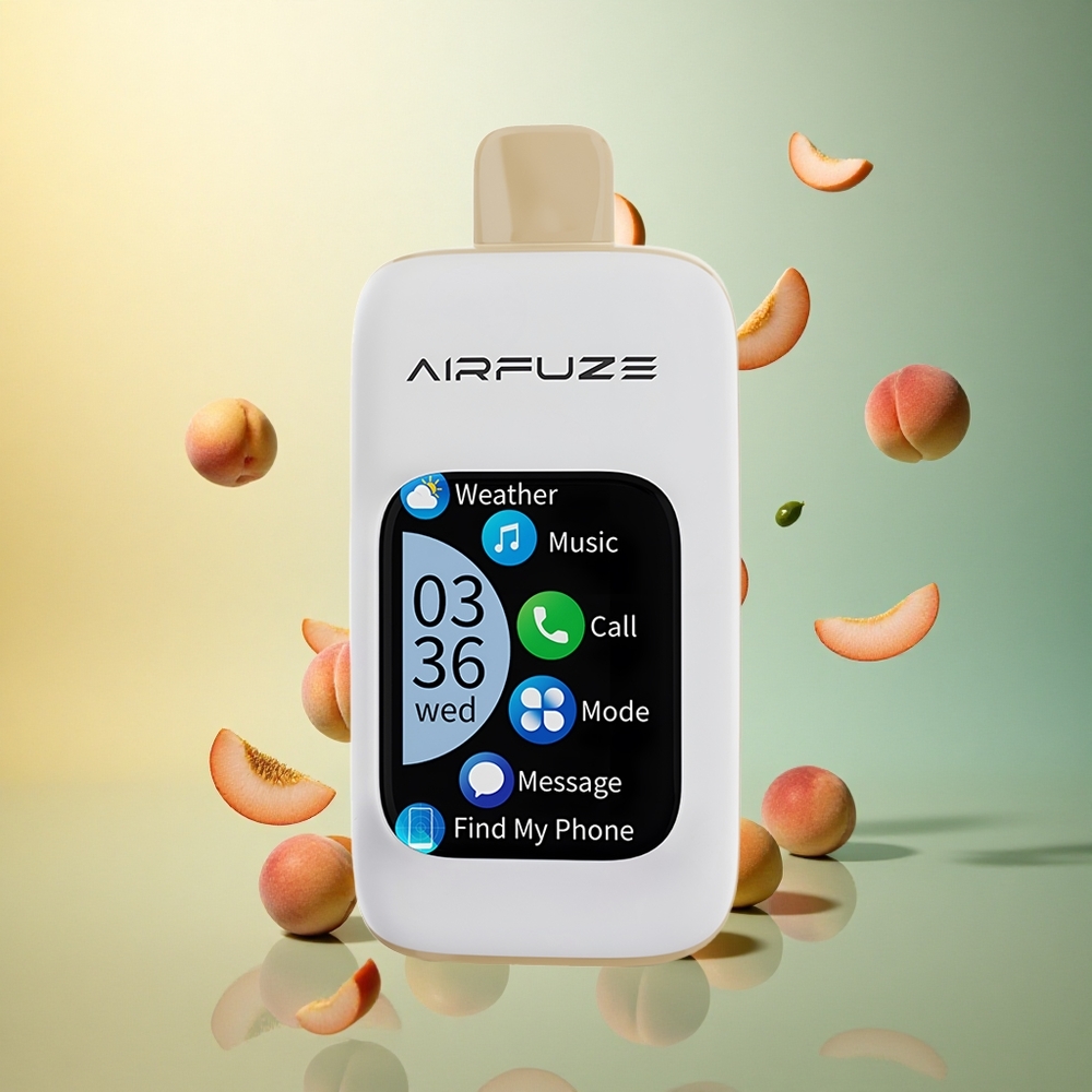 AirFuze Smart 30000 Juicy Peach 5% Nicotine 900mAh AirFuze Smart 30000 Juicy Peach 5% Nicotine 900mAh