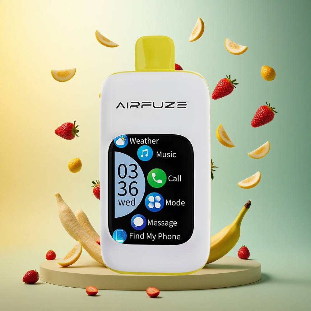 AirFuze Smart 30000 Strawberry Banana 5% Nicotine 900mAh AirFuze Smart 30000 Strawberry Banana 5% Nicotine 900mAh