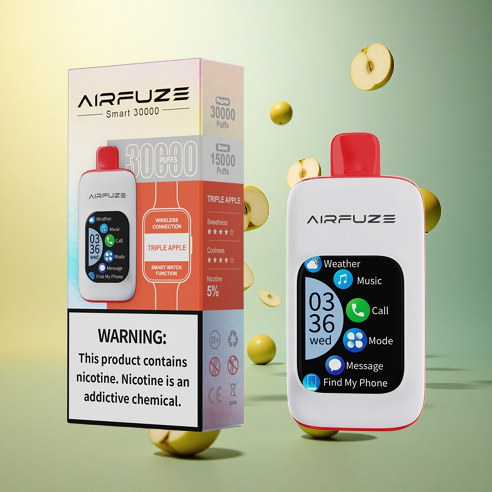 AirFuze Smart 30000 Triple Apple Touch 5% Nicotine 900mAh