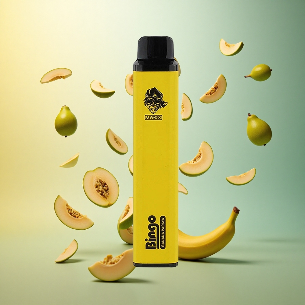 Aivono Aim Bingo 4000 Banana Papaya 1000mAh 10mL 5% Nicotine Aivono Aim Bingo 4000 Banana Papaya 1000mAh 10mL 5% Nicotine