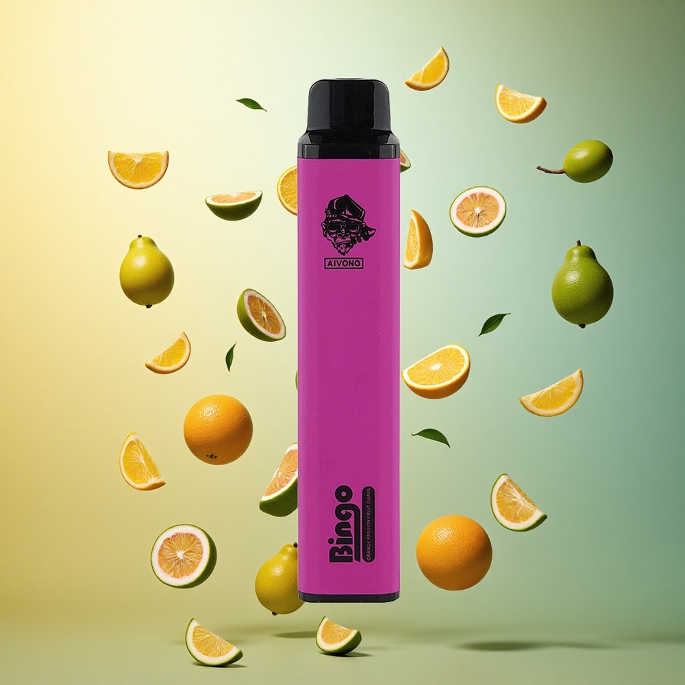 Aivono Aim Bingo 4000 Orange Passion Fruit Guava 1000mAh 5% Nicotine Aivono Aim Bingo 4000 Orange Passion Fruit Guava 1000mAh 5% Nicotine