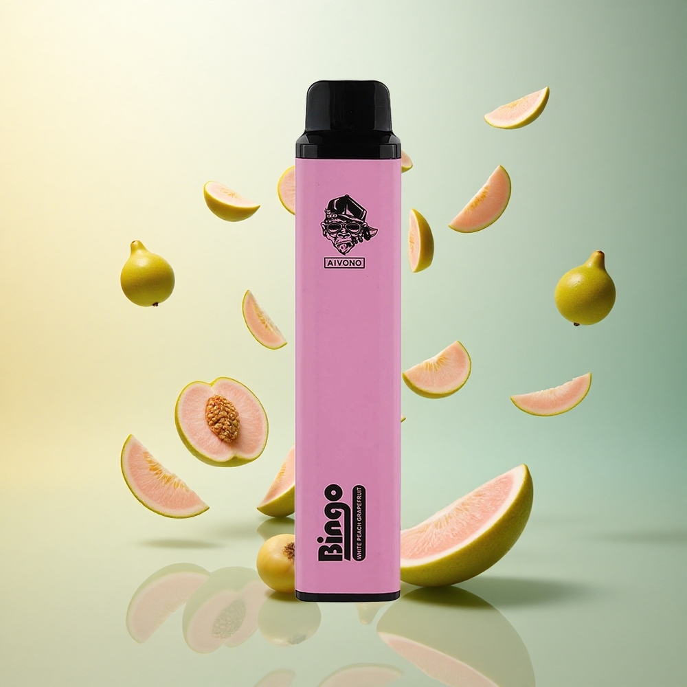 Aivono Aim Bingo 4000 White Peach Grapefruit 10mL 1000mAh Aivono Aim Bingo 4000 White Peach Grapefruit 10mL 1000mAh
