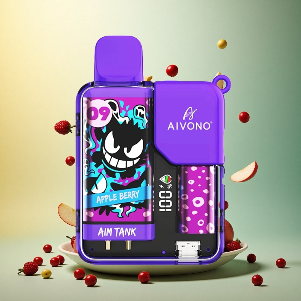 Aivono Aim Tank 9500 Apple Berry 18ml 650mAh 5% Nicotine Aivono Aim Tank 9500 Apple Berry 18ml 650mAh 5% Nicotine
