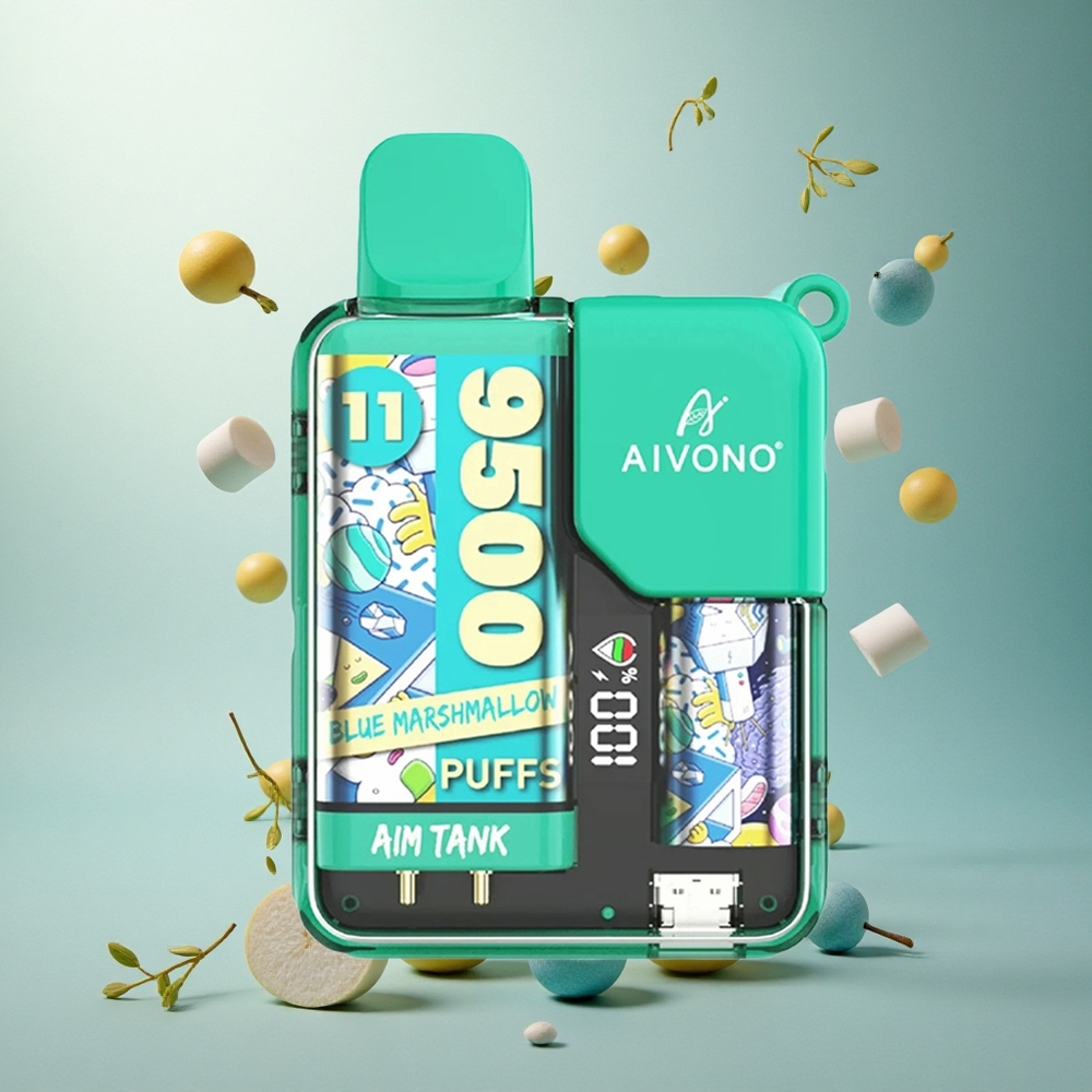 Aivono Aim Tank 9500 Blue Marshmallow 650mAh 18ml Nicotine Aivono Aim Tank 9500 Blue Marshmallow 650mAh 18ml Nicotine