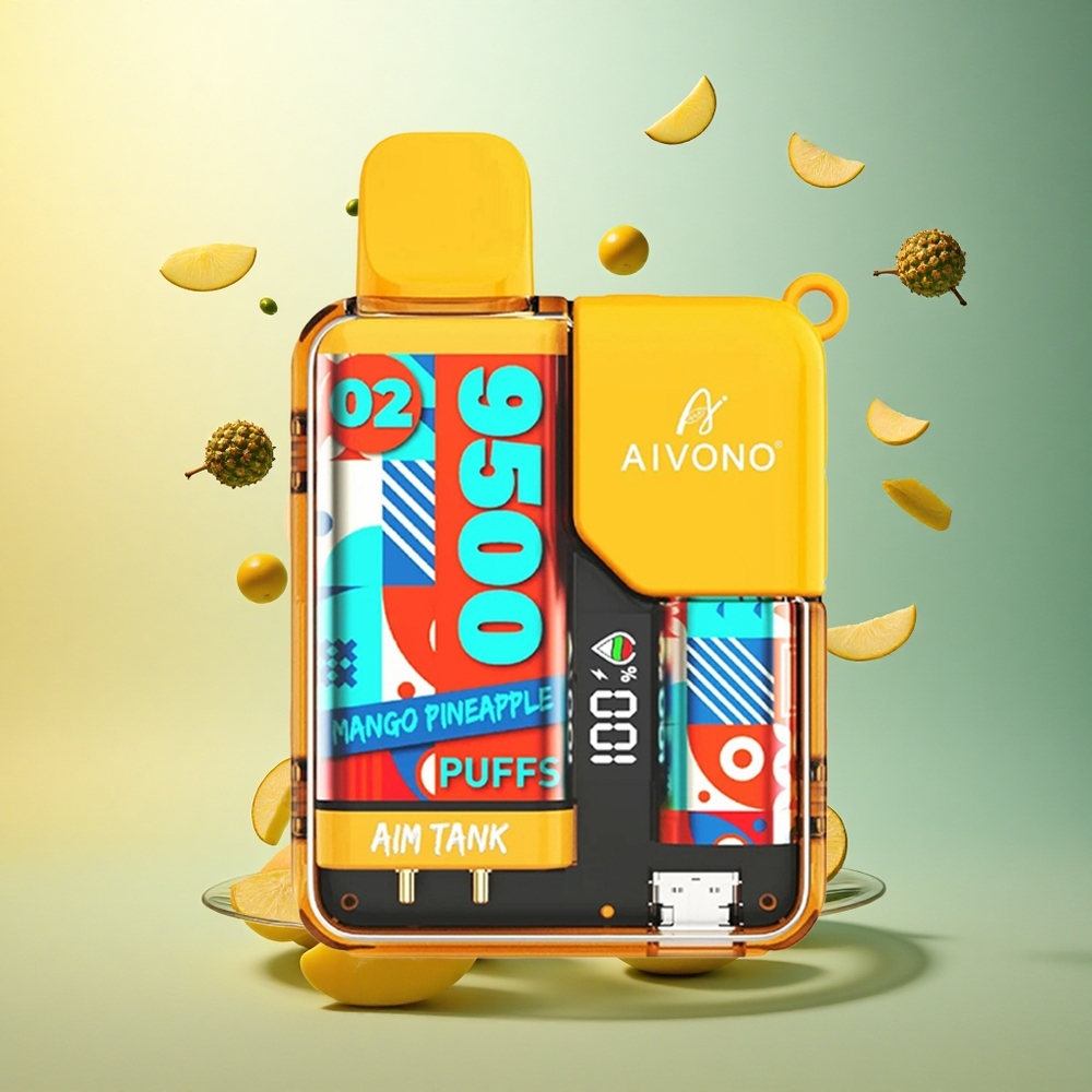 Aivono Aim Tank 9500 Mango Pineapple 650mAh 5% Nicotine Aivono Aim Tank 9500 Mango Pineapple 650mAh 5% Nicotine