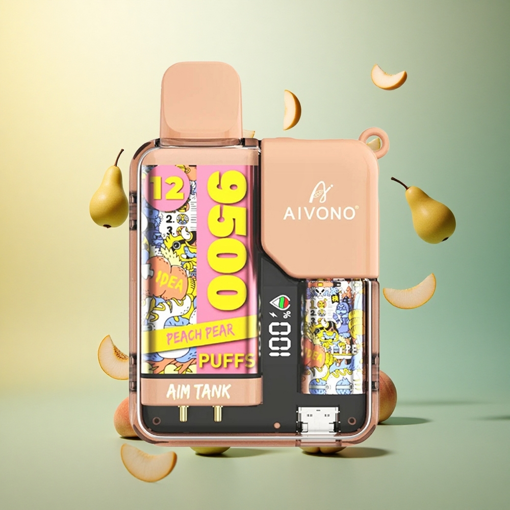 Aivono Aim Tank 9500 Peach Pear 650mAh 18ml Aivono Aim Tank 9500 Peach Pear 650mAh 18ml