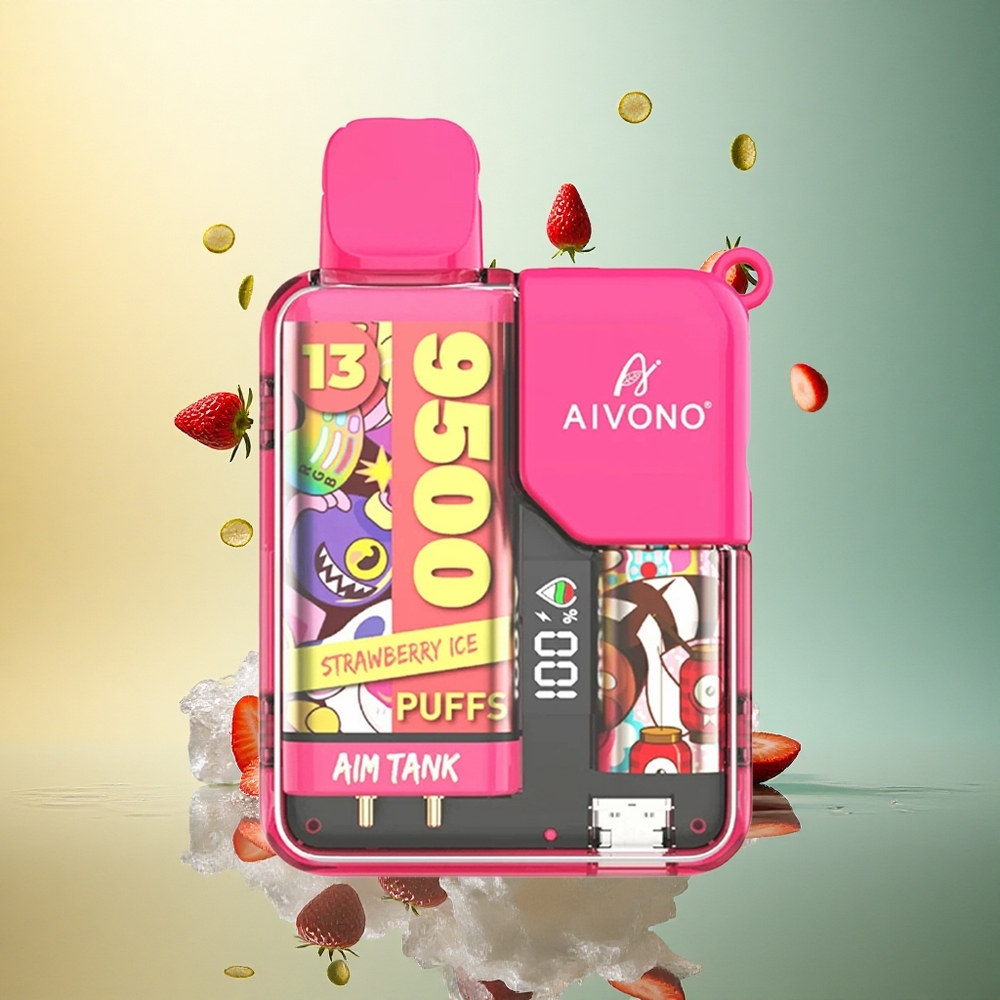 Aivono Aim Tank 9500 Strawberry Ice 650mAh 18ml