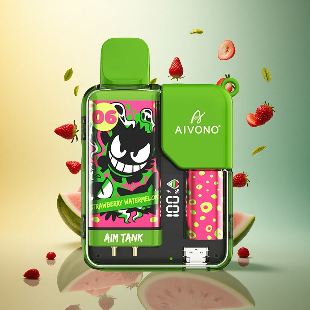 Aivono Aim Tank 9500 Strawberry Watermelon 650mAh 5% Nicotine Aivono Aim Tank 9500 Strawberry Watermelon 650mAh 5% Nicotine