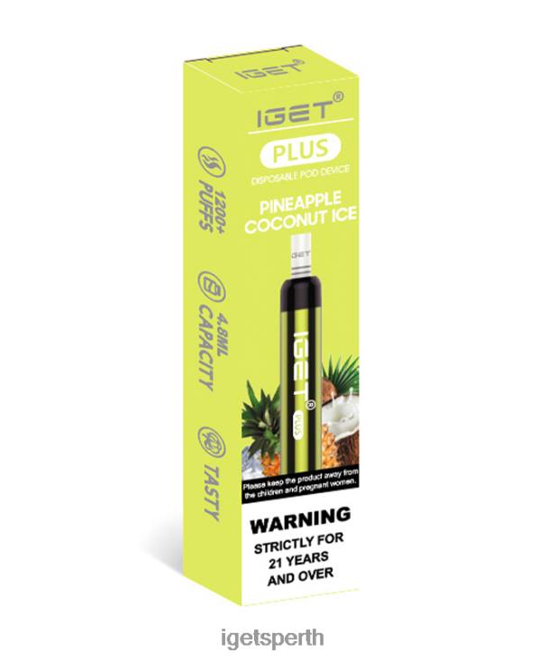 IGET Plus 40Z838 Pineapple Coconut Ice