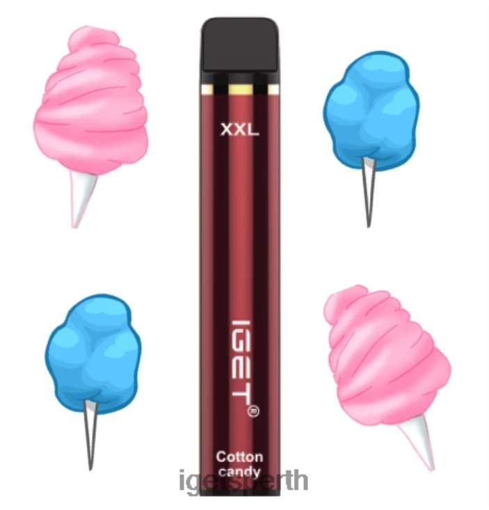 IGET XXL - 1800 PUFFS 40Z8515 Cotton Candy