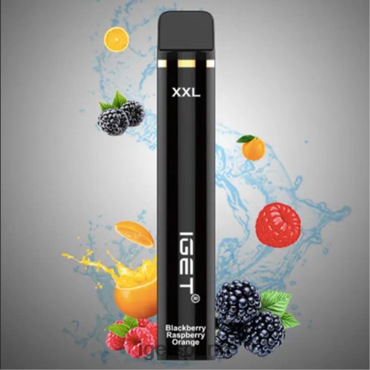 IGET XXL - 1800 PUFFS 40Z8645 Blackberry Raspberry Orange