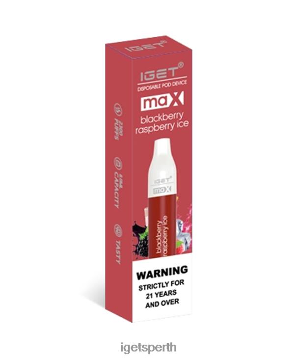 IGET Max 40Z878 Blackberry Raspberry Ice