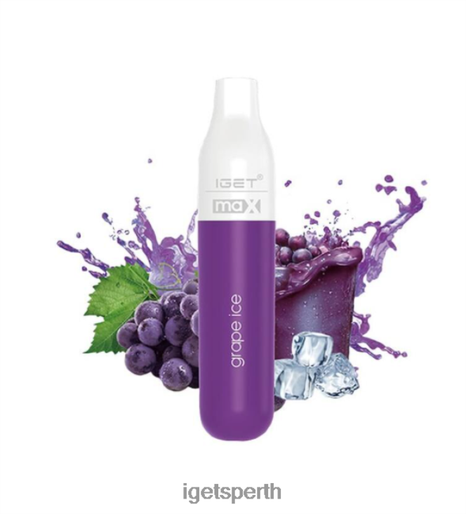 IGET MAX - 2300 PUFFS 40Z8455 Grape Ice