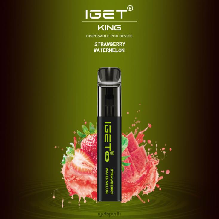 IGET KING - 2600 PUFFS 40Z8610 Strawberry Watermelon