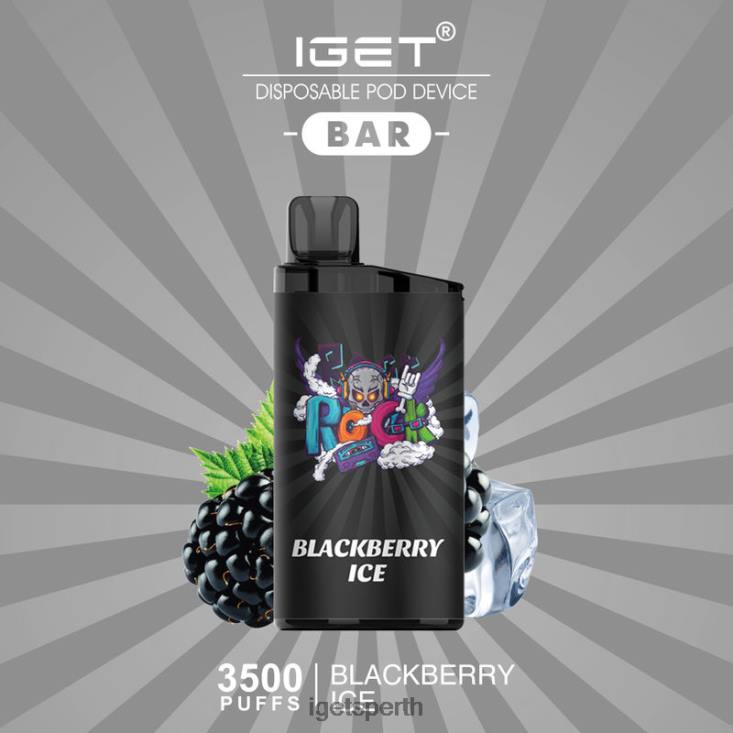 IGET BAR - 3500 PUFFS 40Z8540 Blackberry Ice