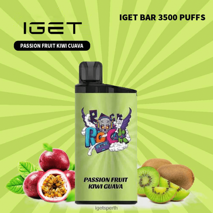 IGET BAR - 3500 PUFFS 40Z8615 Passionfruit Kiwi Guava