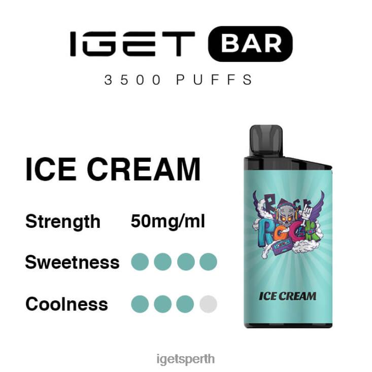 IGET Bar 3500 Puffs 40Z8294 Ice Cream