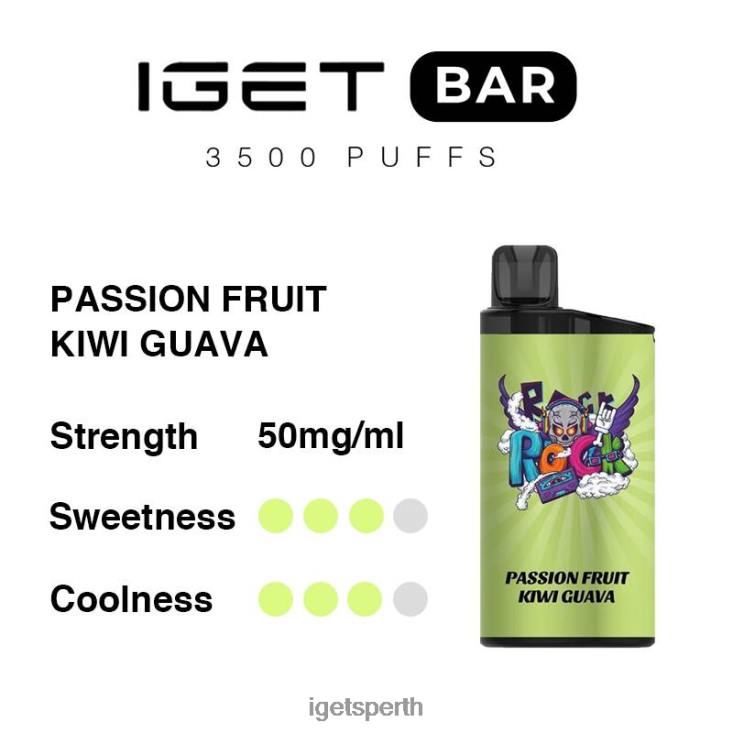 IGET Bar 3500 Puffs 40Z8297 Passion Fruit Kiwi Guava