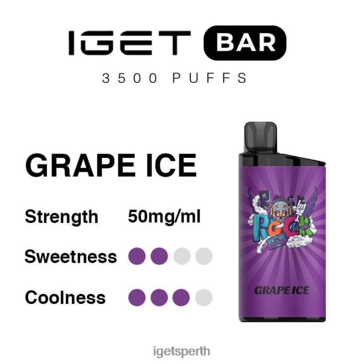 IGET Bar 3500 Puffs 40Z8300 Grape Ice