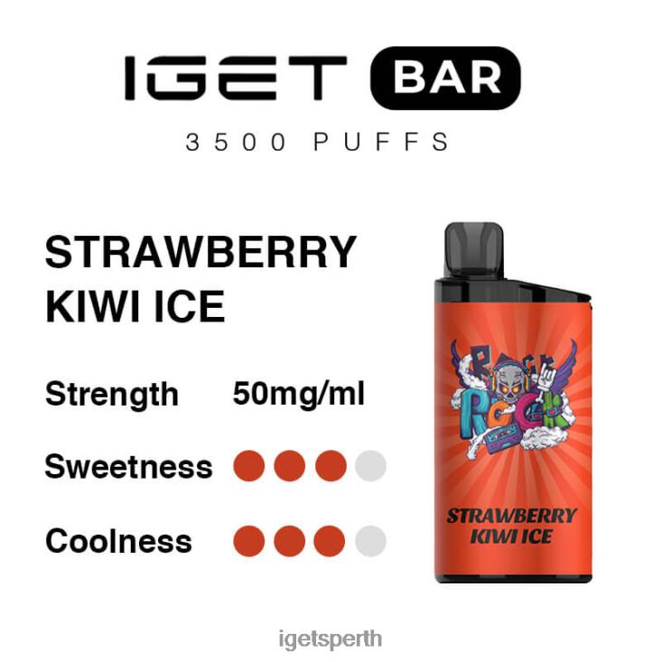 IGET Bar 3500 Puffs 40Z8303 Strawberry Kiwi Ice