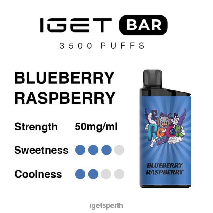 IGET Bar 3500 Puffs 40Z8306 Blueberry Raspberry
