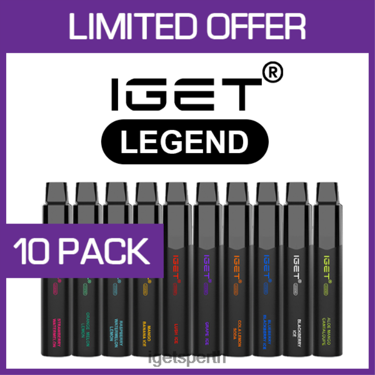 IGET LEGEND - 4000 PUFFS - 10 PACK 40Z8533