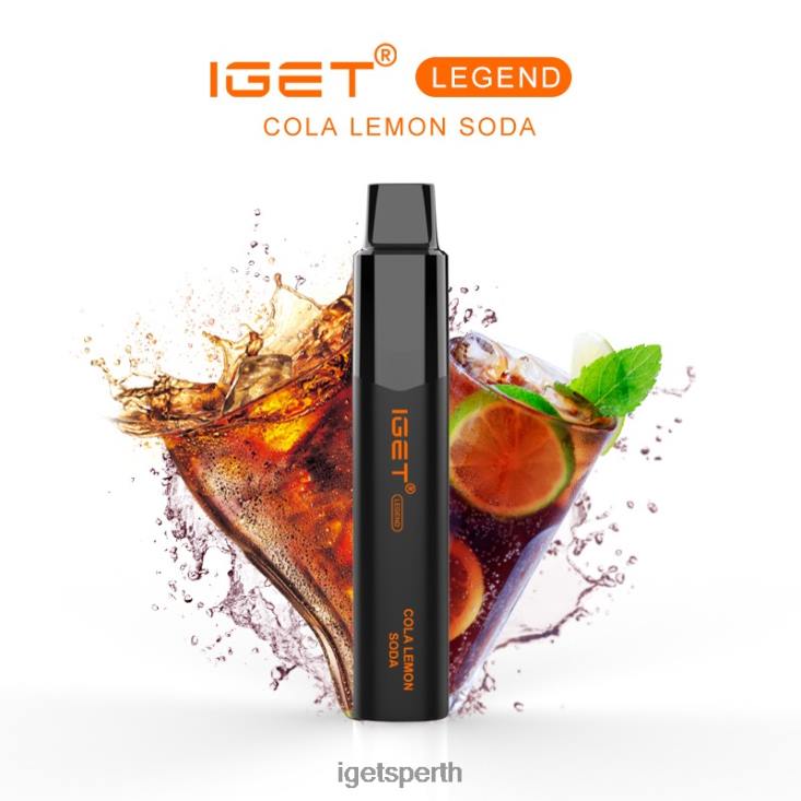 IGET LEGEND - 4000 PUFFS 40Z8576 Cola Lemon Soda