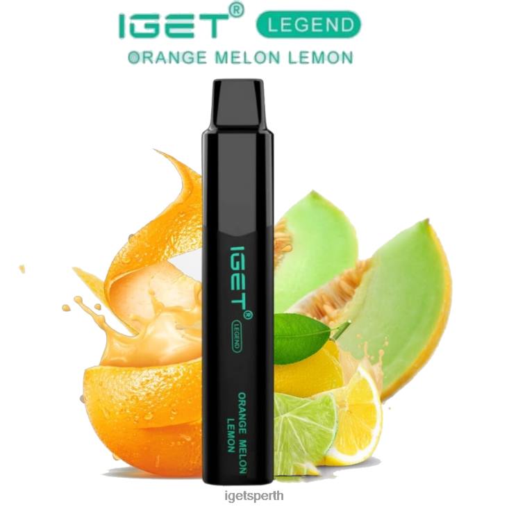 IGET LEGEND - 4000 PUFFS 40Z8602 Orange Melon Lemon