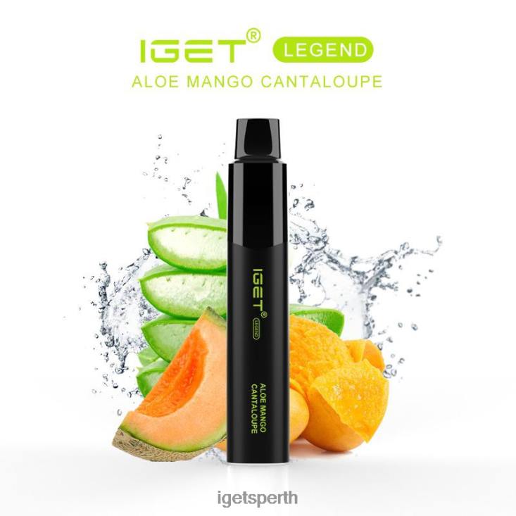 IGET LEGEND - 4000 PUFFS 40Z8627 Aloe Mango Cantaloupe