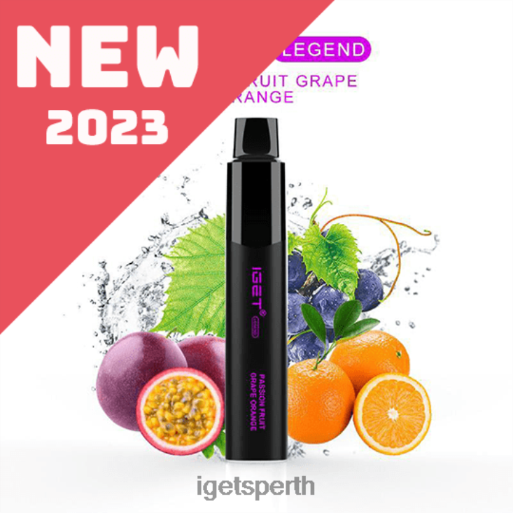 IGET LEGEND - 4000 PUFFS 40Z8648 Passionfruit Grape Orange