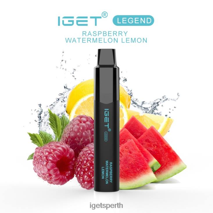 IGET LEGEND - 4000 PUFFS 40Z8654 Raspberry Watermelon Lemon