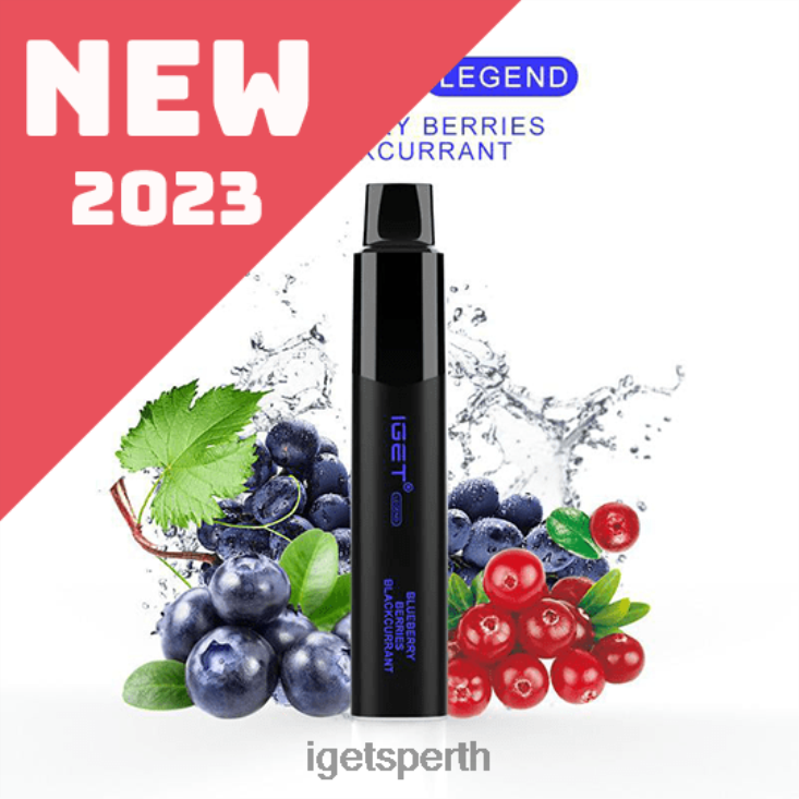 IGET LEGEND - 4000 PUFFS 40Z8660 Blueberry Berries Blackcurrant