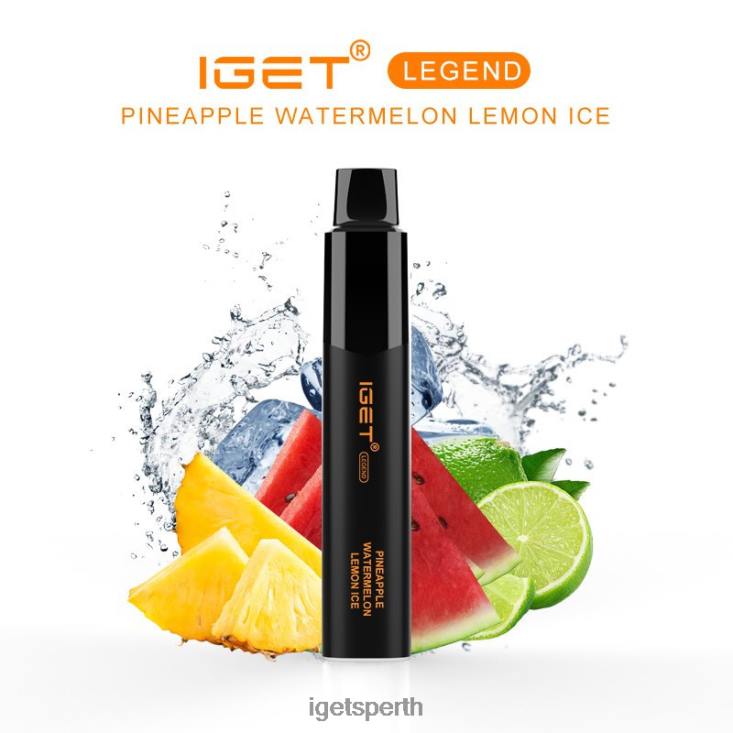 IGET LEGEND - 4000 PUFFS 40Z8662 Pineapple Watermelon Lemon Ice