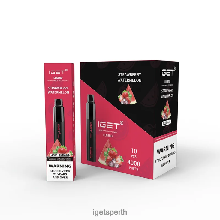 IGET Legend 4000 Puffs 40Z8322 Strawberry Watermelon