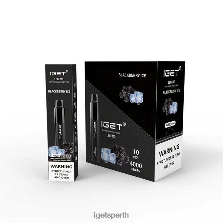 IGET Legend 4000 Puffs 40Z8324 Blackberry Ice