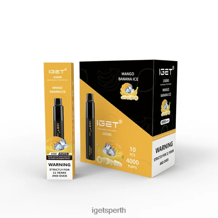IGET Legend 4000 Puffs 40Z8328 Mango Banana Ice