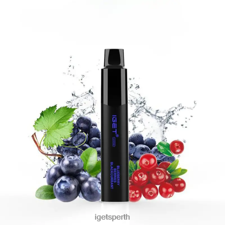 IGET Legend 4000 Puffs 40Z8332 Blueberry Berries Blackcurrant