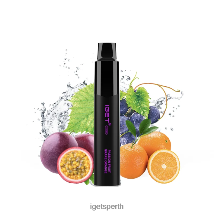 IGET Legend 4000 Puffs 40Z8339 Passion Fruit Grape Orange