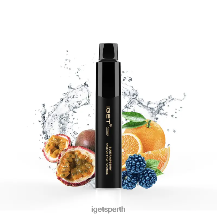 IGET Legend 4000 Puffs 40Z8345 Blue Raspberry Passion Fruit Orange