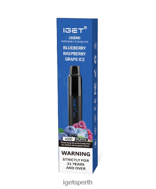 IGET Legend 40Z8181 Blueberry Raspberry Grape Ice