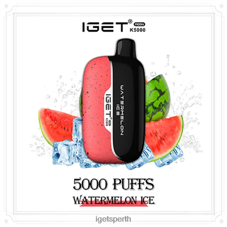 IGET Moon 5000 Puffs 40Z8218 Watermelon Ice