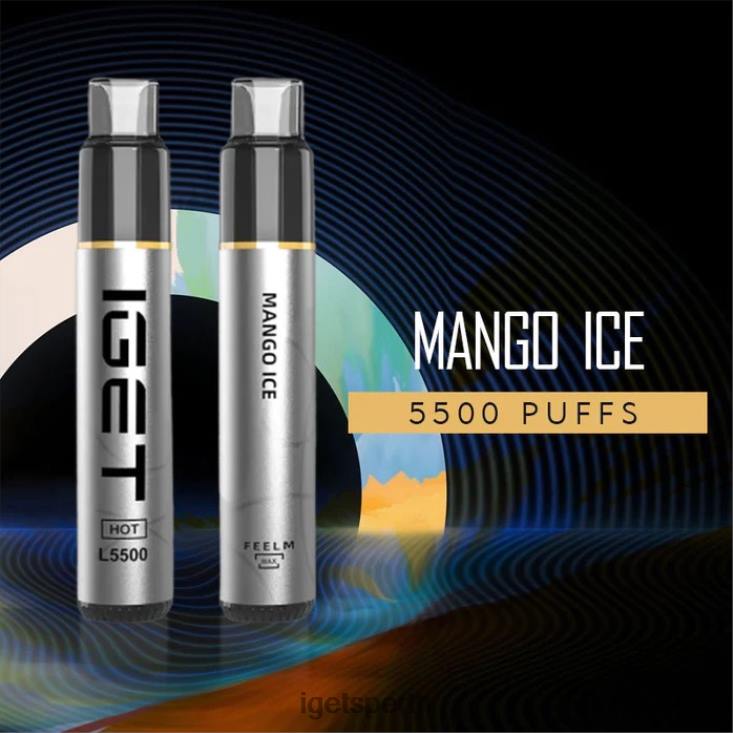 IGET HOT - 5500 PUFFS 40Z8446 Mango Ice