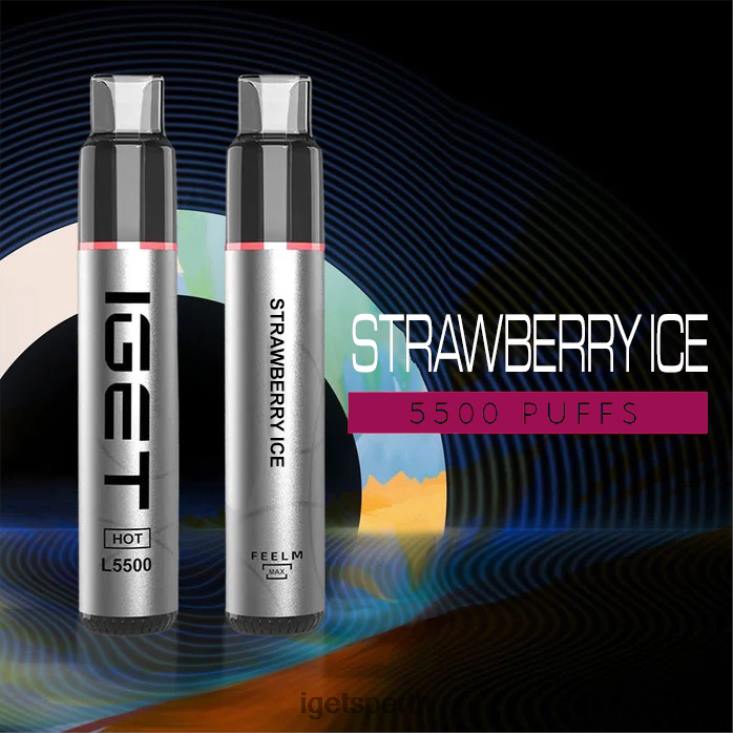 IGET HOT - 5500 PUFFS 40Z8537 Strawberry Ice