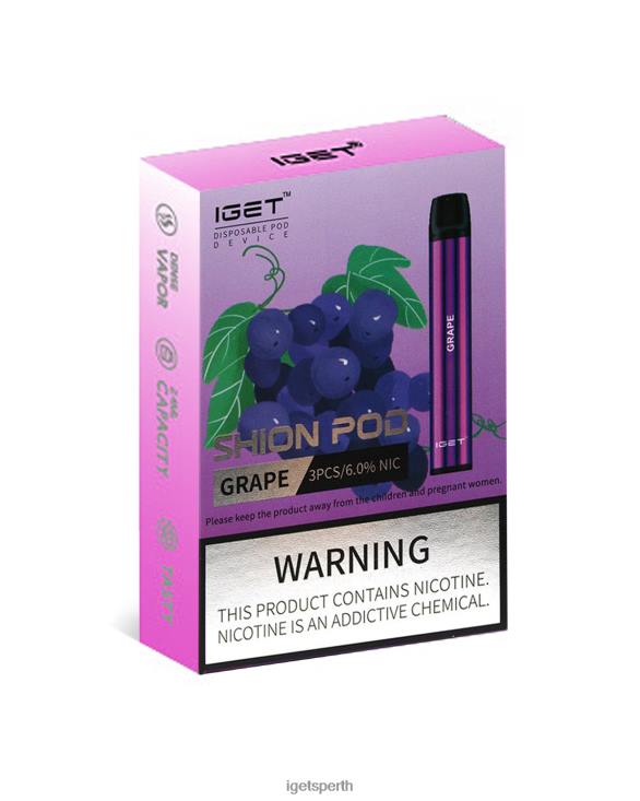 3 x IGET Shion 40Z815 Grape