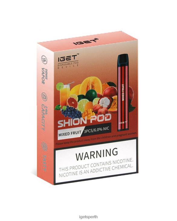 3 x IGET Shion 40Z820 Mixed Berries