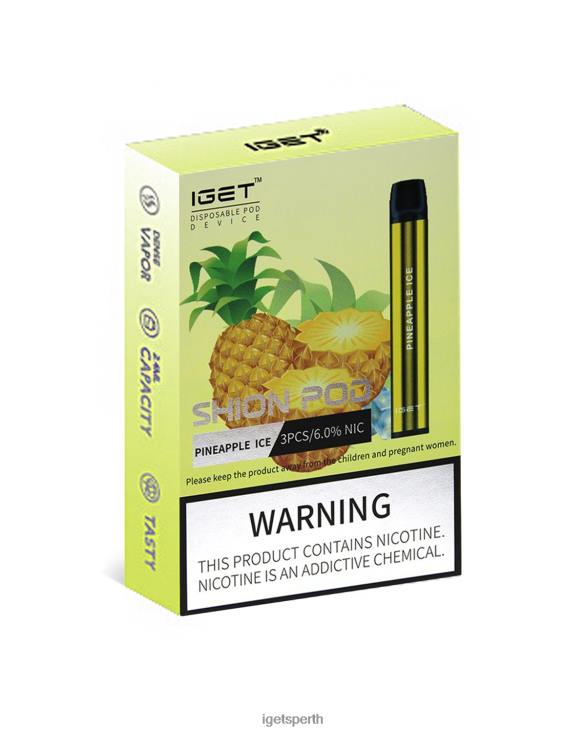 3 x IGET Shion 40Z824 Pineapple Ice