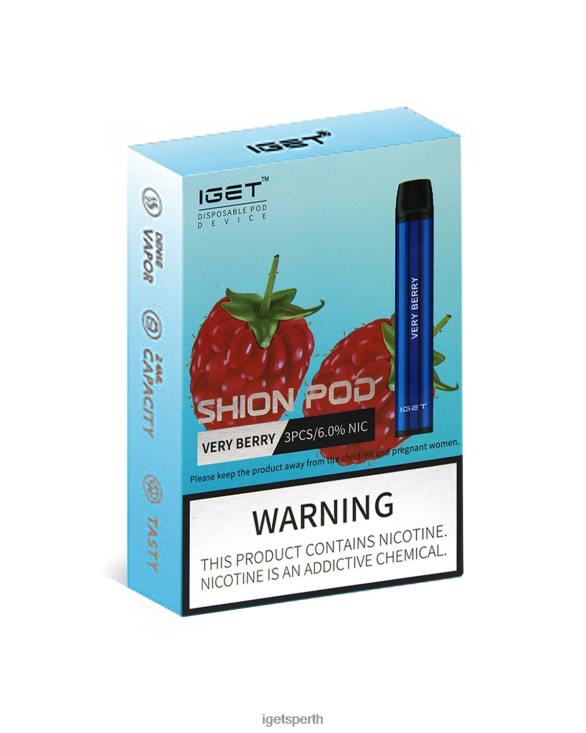 3 x IGET Shion 40Z829 Very Berry