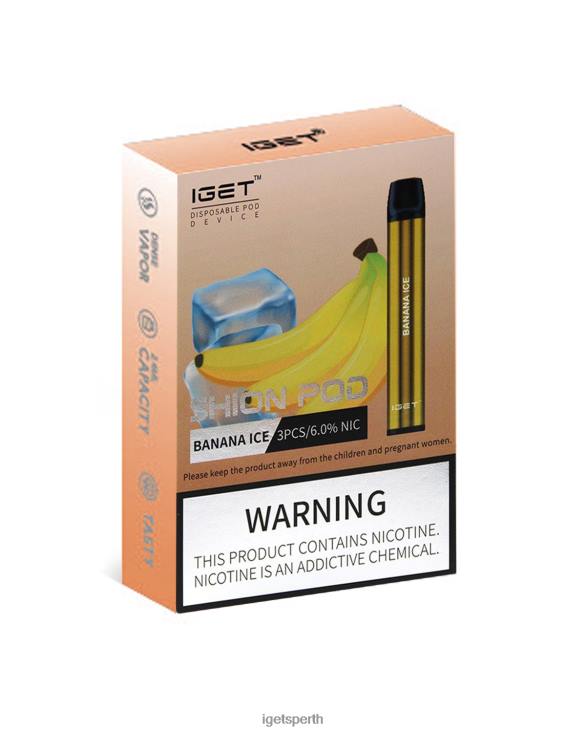 3 x IGET Shion 40Z82 Banana Ice