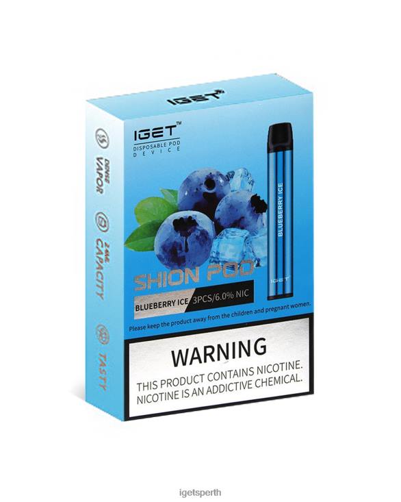 3 x IGET Shion 40Z84 Blueberry Ice